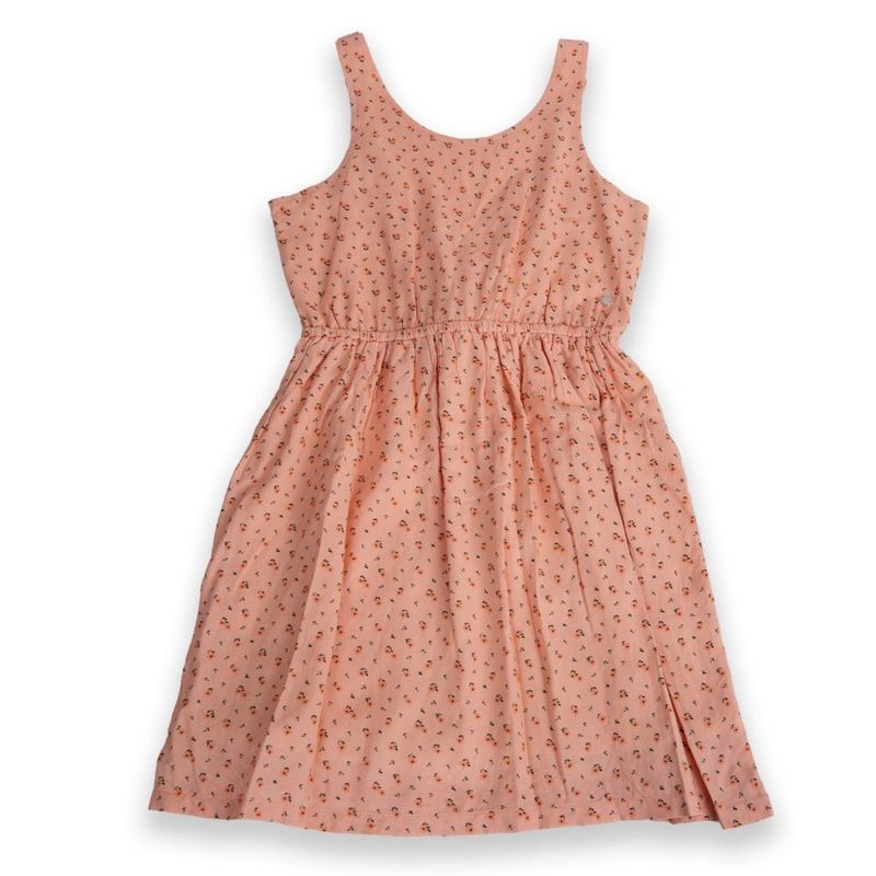 PILLIN - Vestido Niña Naranja Pillin - Naranjo