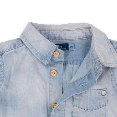 Imagen 2 del producto Camisa Bebé Niño Denim - Azul