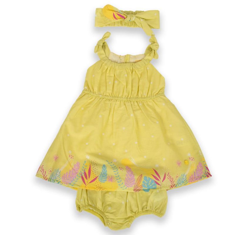 PILLIN - Vestido Bebé Niña Amarillo Pillin - Amarillo