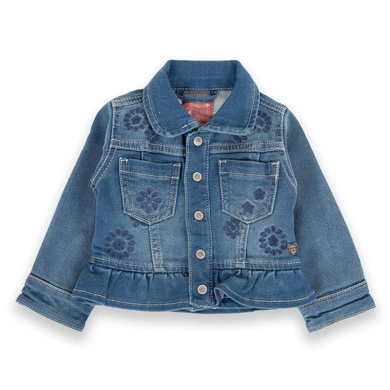 PILLIN - Chaqueta Bebé Niña Denim Pillin - Azul