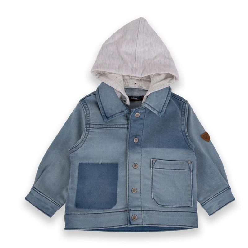 PILLIN - Chaqueta Bebé Niño Denim Pillin - Azul