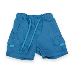 PILLIN - Bermuda Bebé Niño Azul