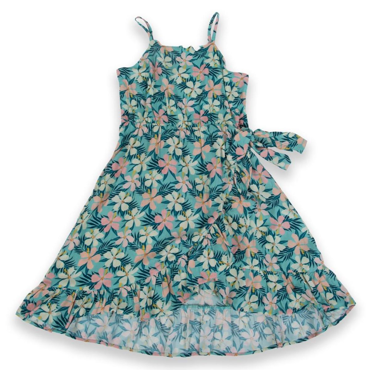 PILLIN - Vestido Niña Turquesa Pillin - Verde