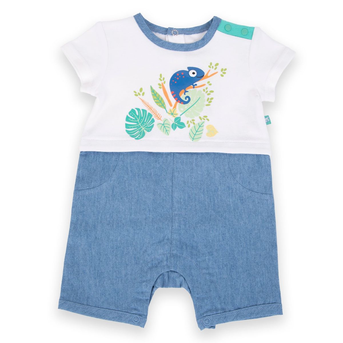 PILLIN - Mameluco Bebé Niño Denim Pillin PILLIN