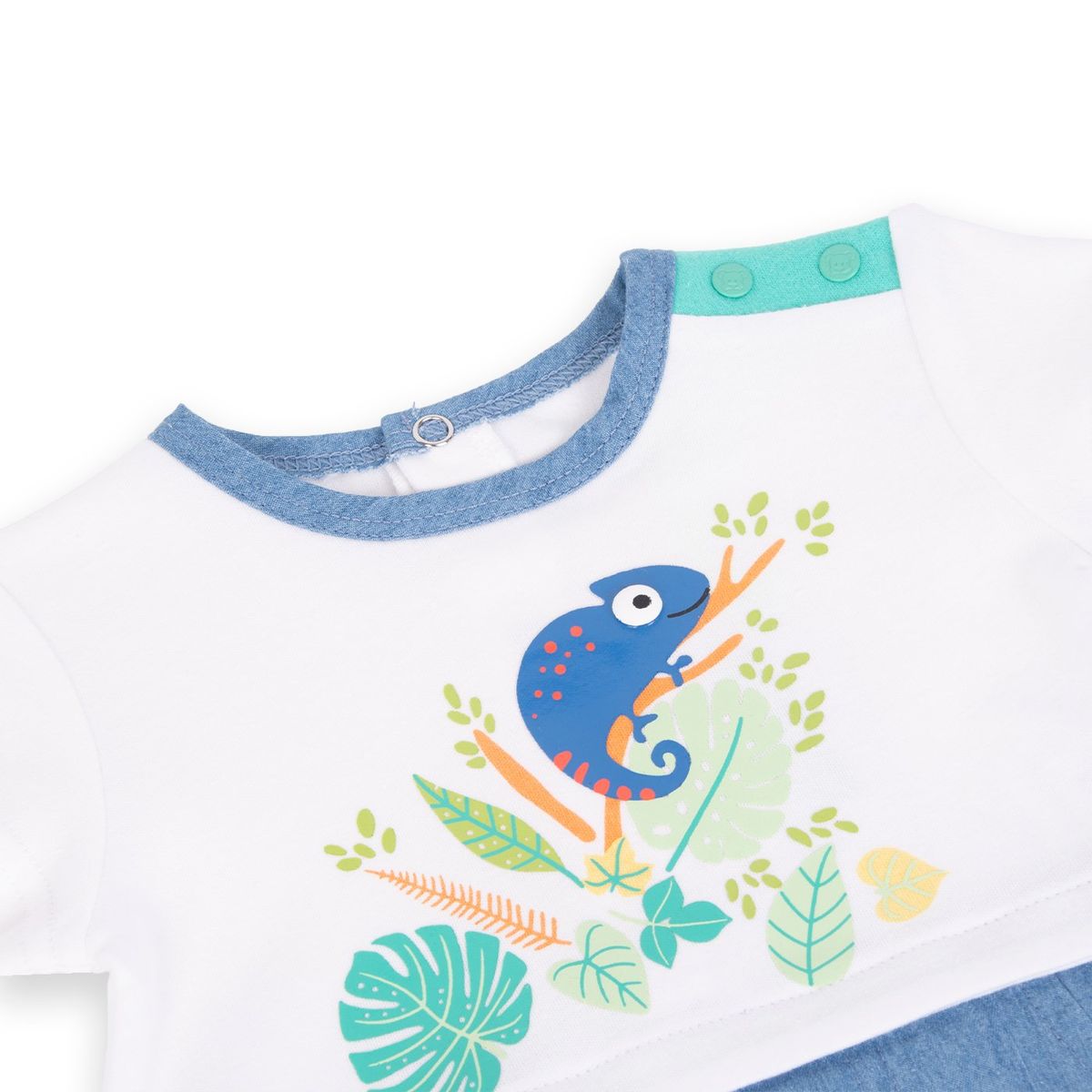 PILLIN - Mameluco Bebé Niño Denim Pillin PILLIN