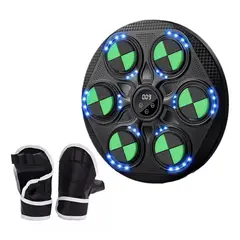 GENERICO - Maquina De Boxeo Musical Inteligente Bluetooth + Guantes