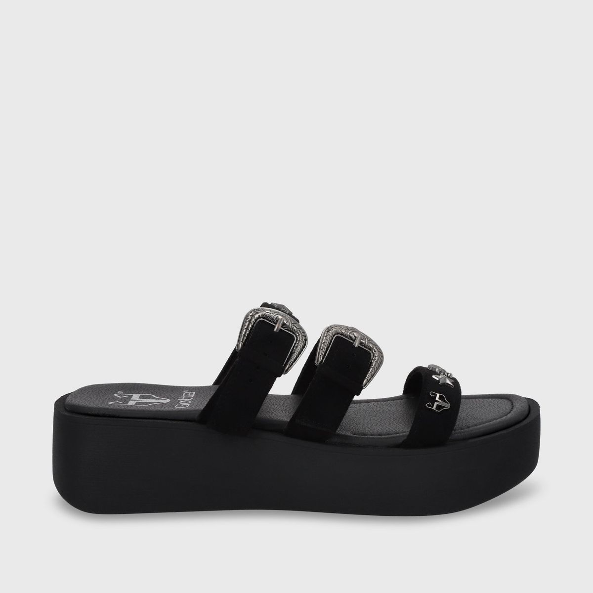 GOTTA - Sandalia Negra Plataforma Mujer 53732 Gotta