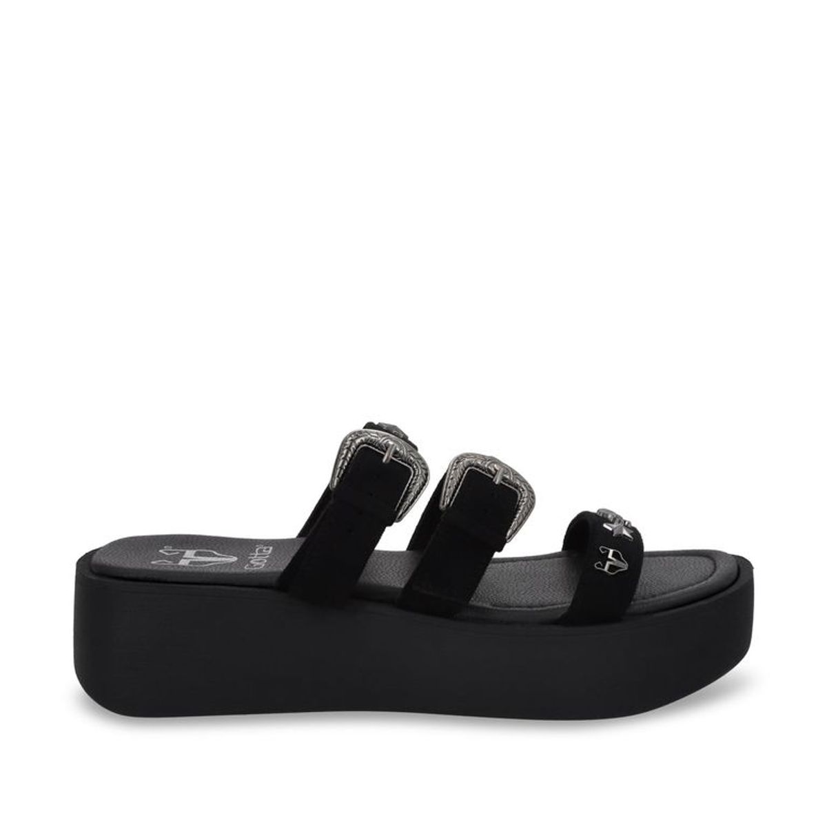 GOTTA - Sandalia Plataforma Negra Mujer 53732
