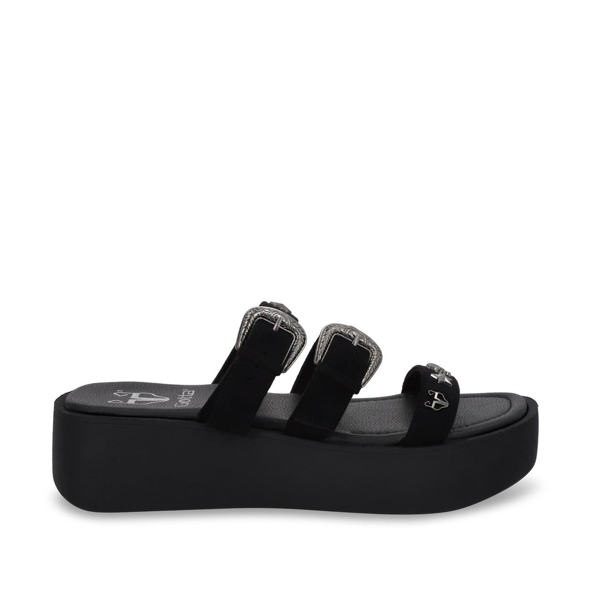 GOTTA - Sandalia Mujer Negra Plataforma 53732 Gotta