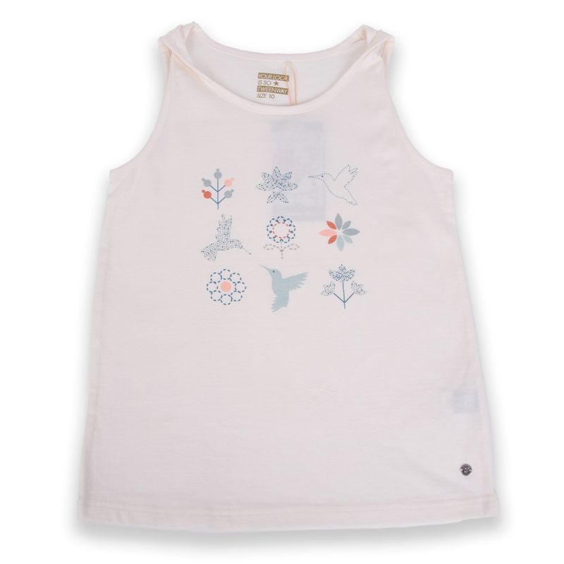 PILLIN - Polera Niña Crudo Pillin PILLIN