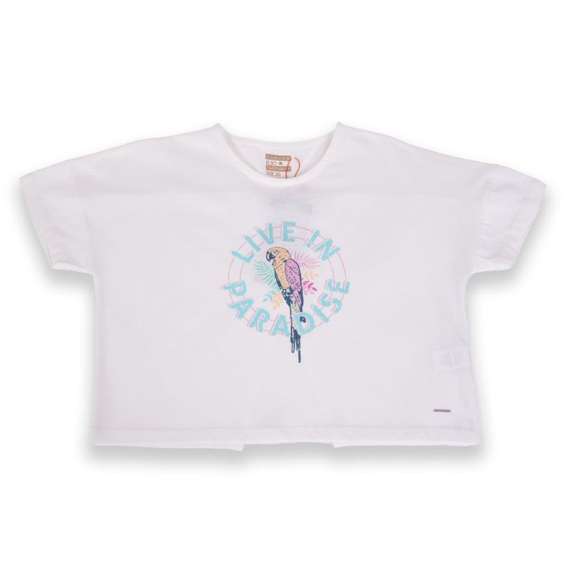 PILLIN - Polera Niña Blanco Pillin PILLIN