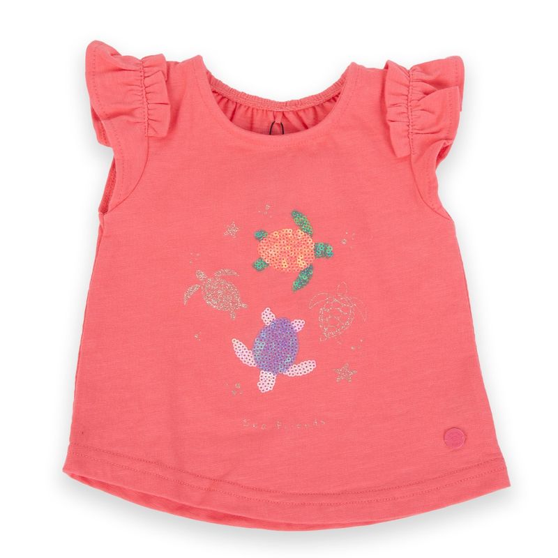 PILLIN - Polera Bebé Niña Coral Pillin - Coral