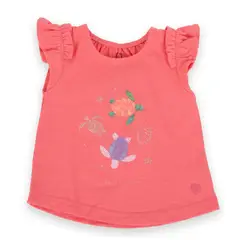PILLIN - Polera Bebé Niña Coral - Coral
