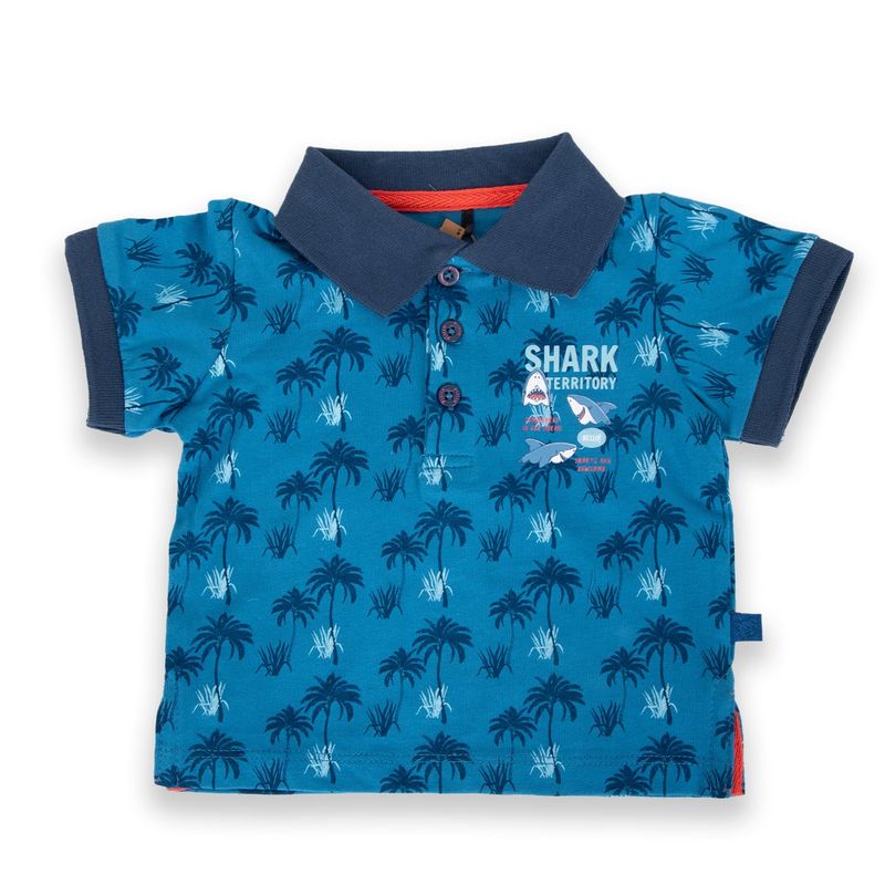 PILLIN - Polera Bebé Niño Azul Pillin PILLIN