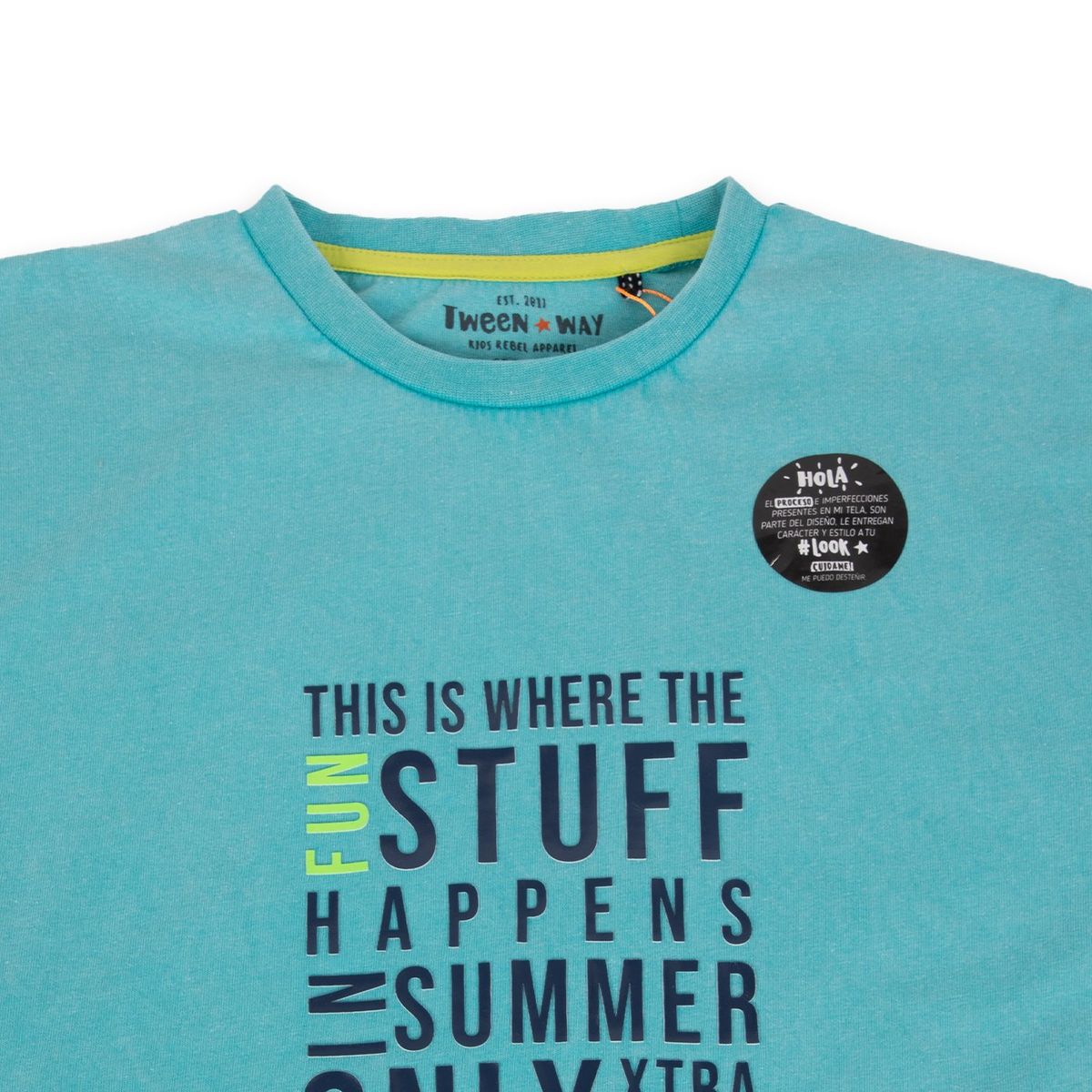 PILLIN - Polera Niño Verde Pillin PILLIN