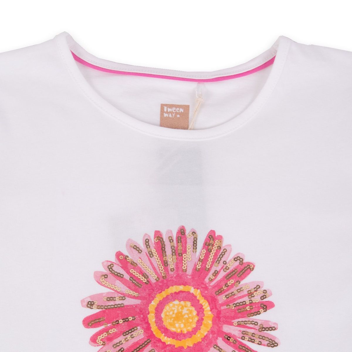 PILLIN - Polera Niña Blanco Pillin PILLIN