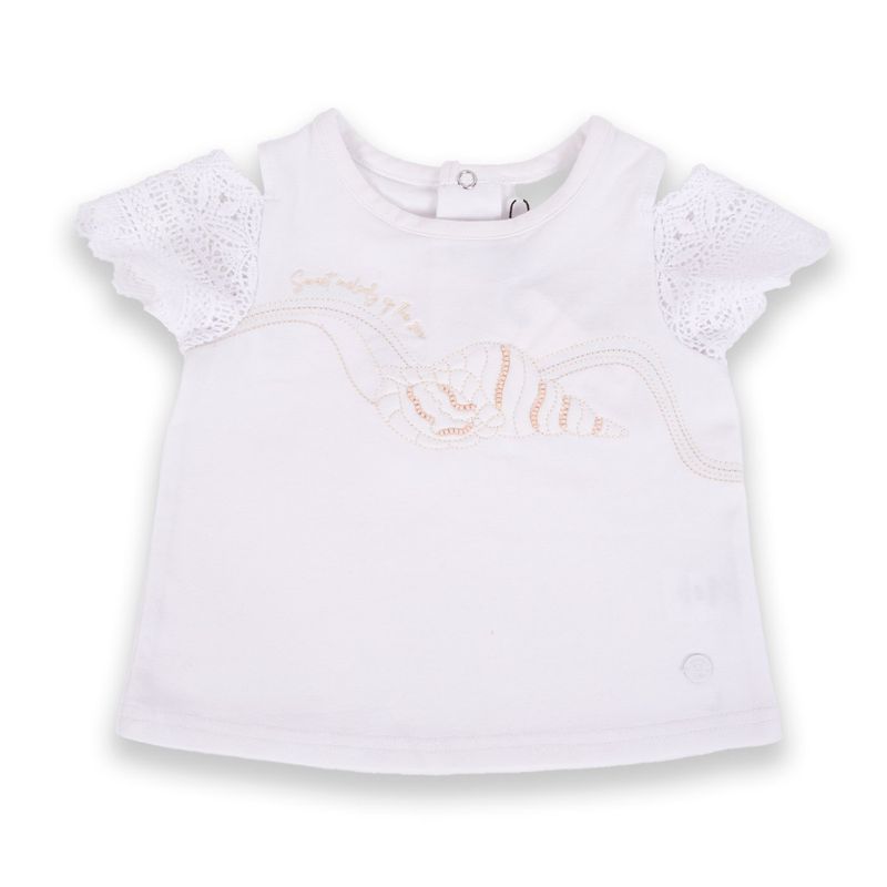 PILLIN - Polera Bebé Niña Blanco Pillin PILLIN