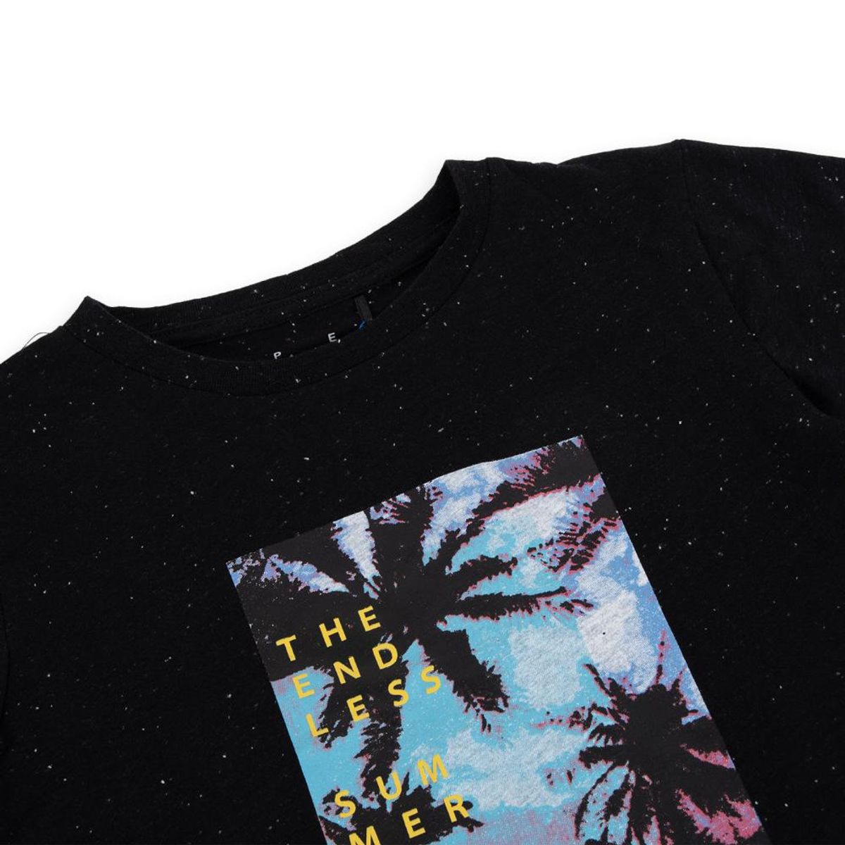 PILLIN - Polera Niño Negro Pillin PILLIN