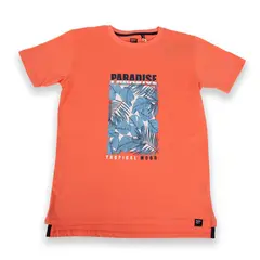 PILLIN - Polera Niño Naranja