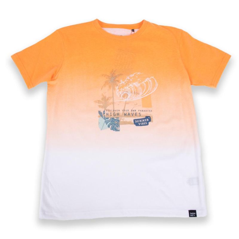 PILLIN - Polera Niño Naranja Pillin - Naranjo