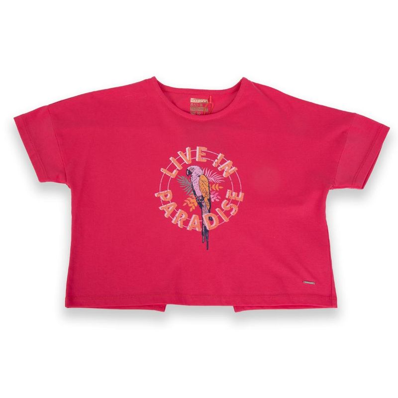 PILLIN - Polera Niña Fucsia oscuro Pillin PILLIN