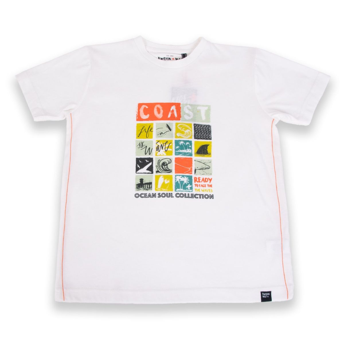 PILLIN - Polera Niño Blanco Pillin PILLIN