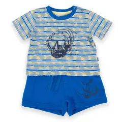 PILLIN - Polera Bebé Niño Azul eléctrico - Azul Cobalto