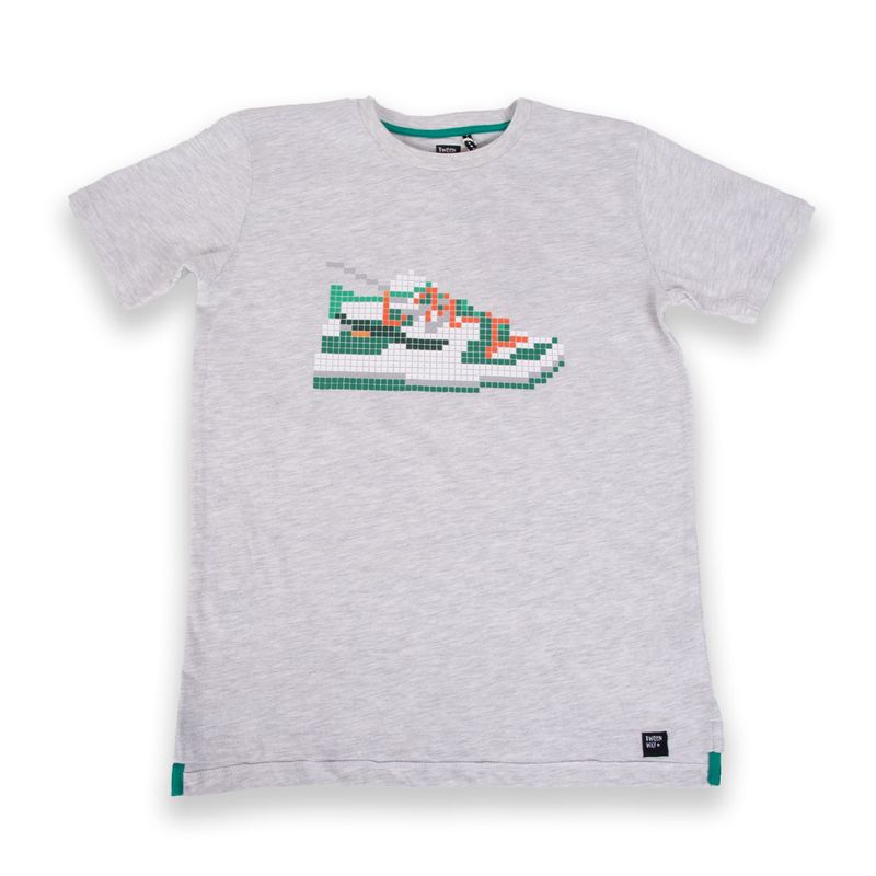 PILLIN - Polera Niño Gris claro Pillin PILLIN