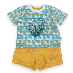 PILLIN - Polera Bebé Niño Mostaza - Amarillo