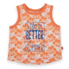 PILLIN - Polera Bebé Niño Naranja