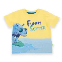 PILLIN - Polera Bebé Niño Amarillo