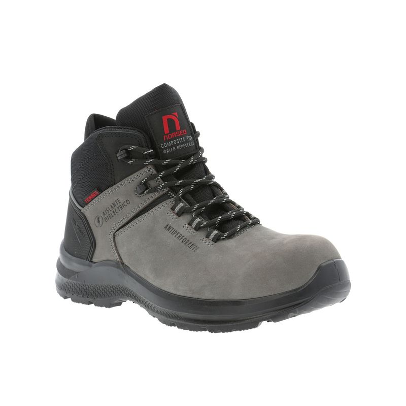 NORSEG - Zapato de seguridad TRAIL CT Hombre Gris/Negro NORSEG