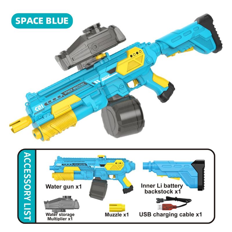GENERICO - Juguete Pistola Lanza agua Space 2 Modos