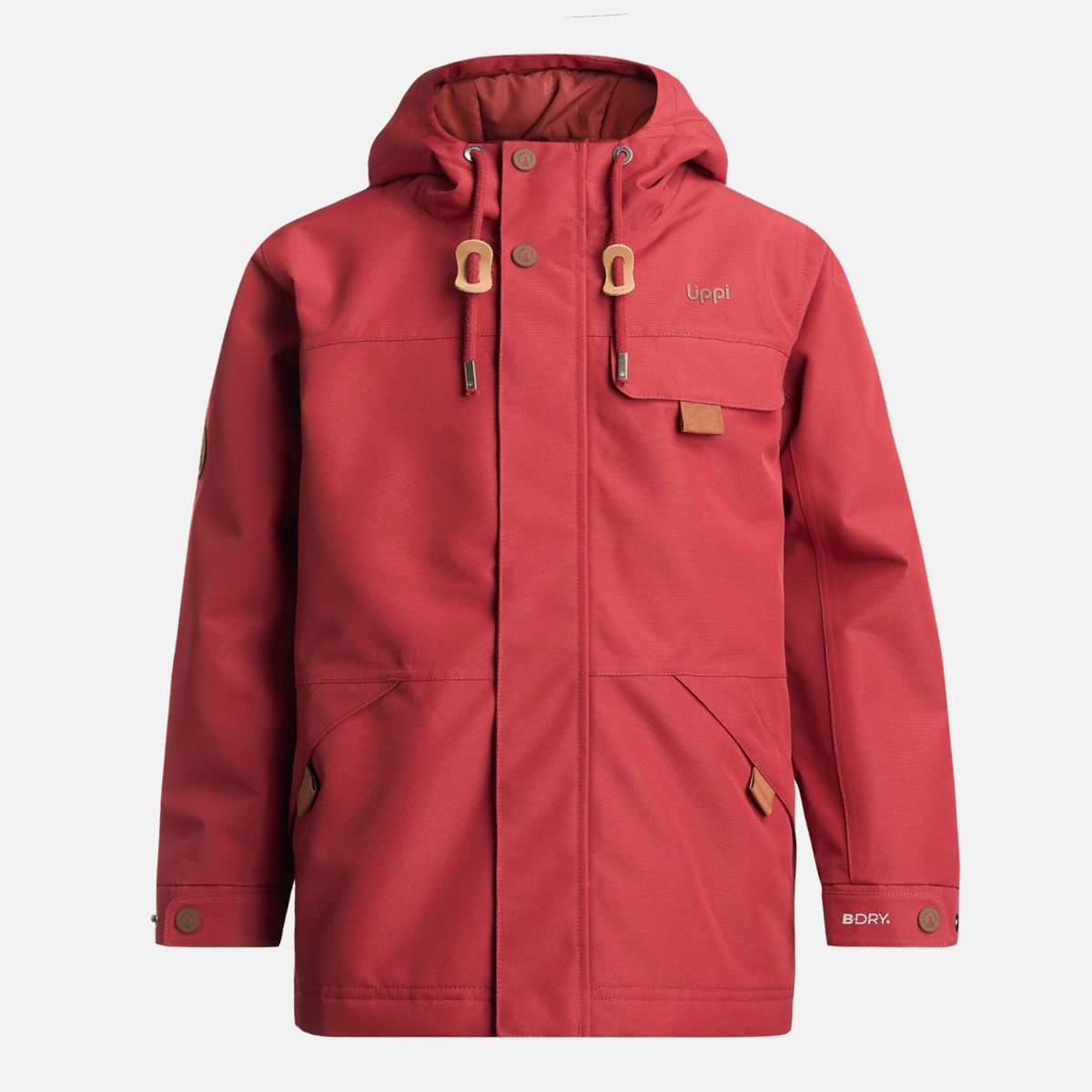 LIPPI - Chaqueta Niño Rainy B-Dry Hoody Jacket Burdeo Lippi
