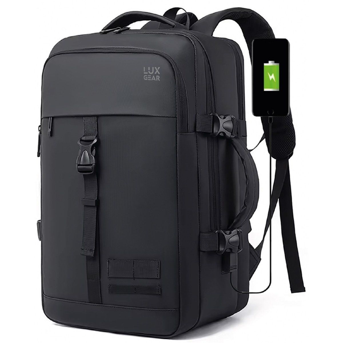 LUXGEAR - Mochila Notebook 15,6'' Luxgear Luxor Oficina Viaje Imperm