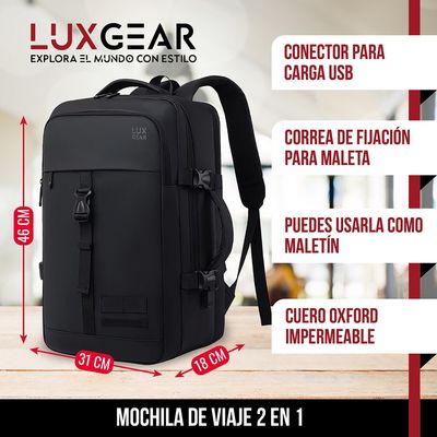 Imagen 2 del producto Mochila Notebook 15,6'' Luxor Oficina Viaje Imperm