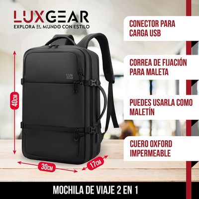 Imagen 2 del producto Mochila Notebook Viaje Elite Impermeable Ejecutiva