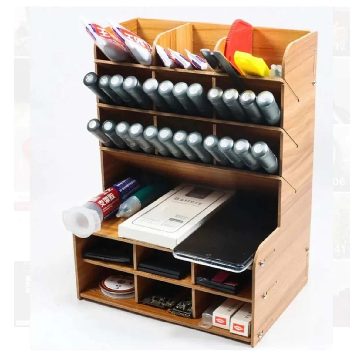 SOHOGAR - Organizador de escritorio portalápices y accesorios