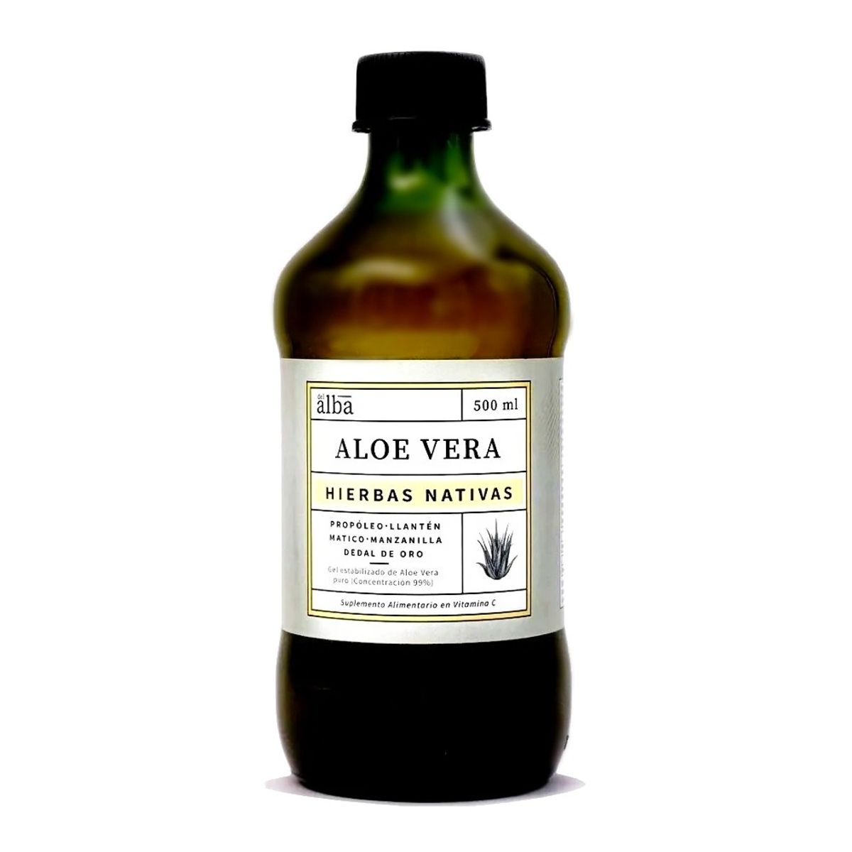 ALBA - Aloe Vera Gel Hierbas Nativas 1 Litro - Del Alba