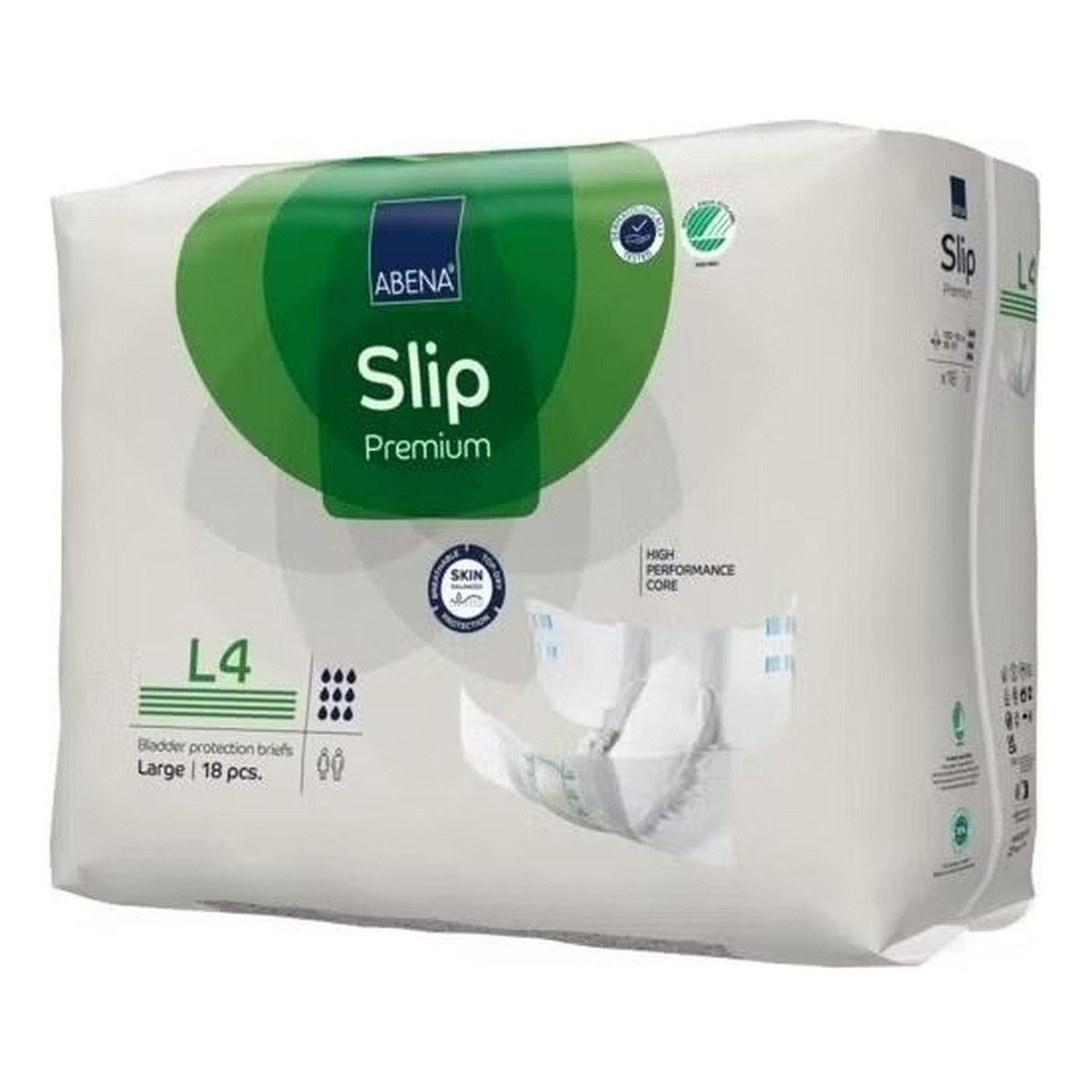 ABENA - Pañal Adulto Slip Premium -talla L- L4 Paquete X18 Unidades