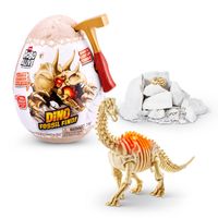 Mini huevo fósil de dinosaurio excavación