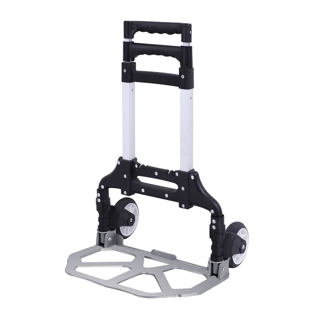 QRUBBER - Carro Carga Plegable 70kg Multiuso de Aluminio QRubber