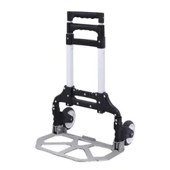 QRUBBER - Carro Carga Plegable 70kg Multiuso de Aluminio