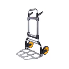 QRUBBER - Carro Carga Plegable 120kg Multiuso de Aluminio