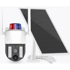 GENERICO - Camara Seguridad Solar 4g Alarma 5mp Exterior Homologado