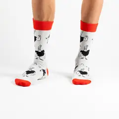 CARTOON NETWORK - Pack Calcetines Hombre Lineas Colores Johhny Bravo Blanco