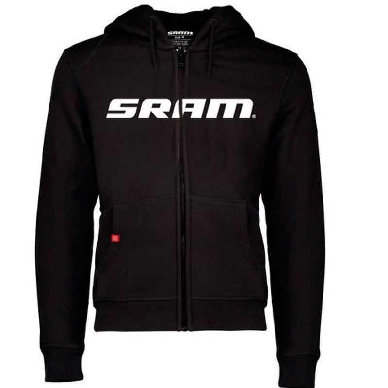 SRAM - Poleron SRAM Hoodie Deportivo Con Cierre Classic Negro