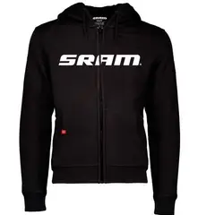 SRAM - Poleron Hoodie Deportivo Con Cierre Classic Negro