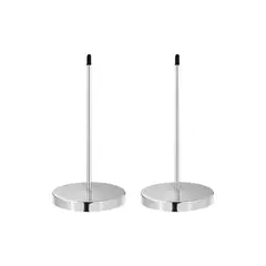 OEM - Pack 2 Pincho Soporte Guarda Notas Papel Escritorio Metal