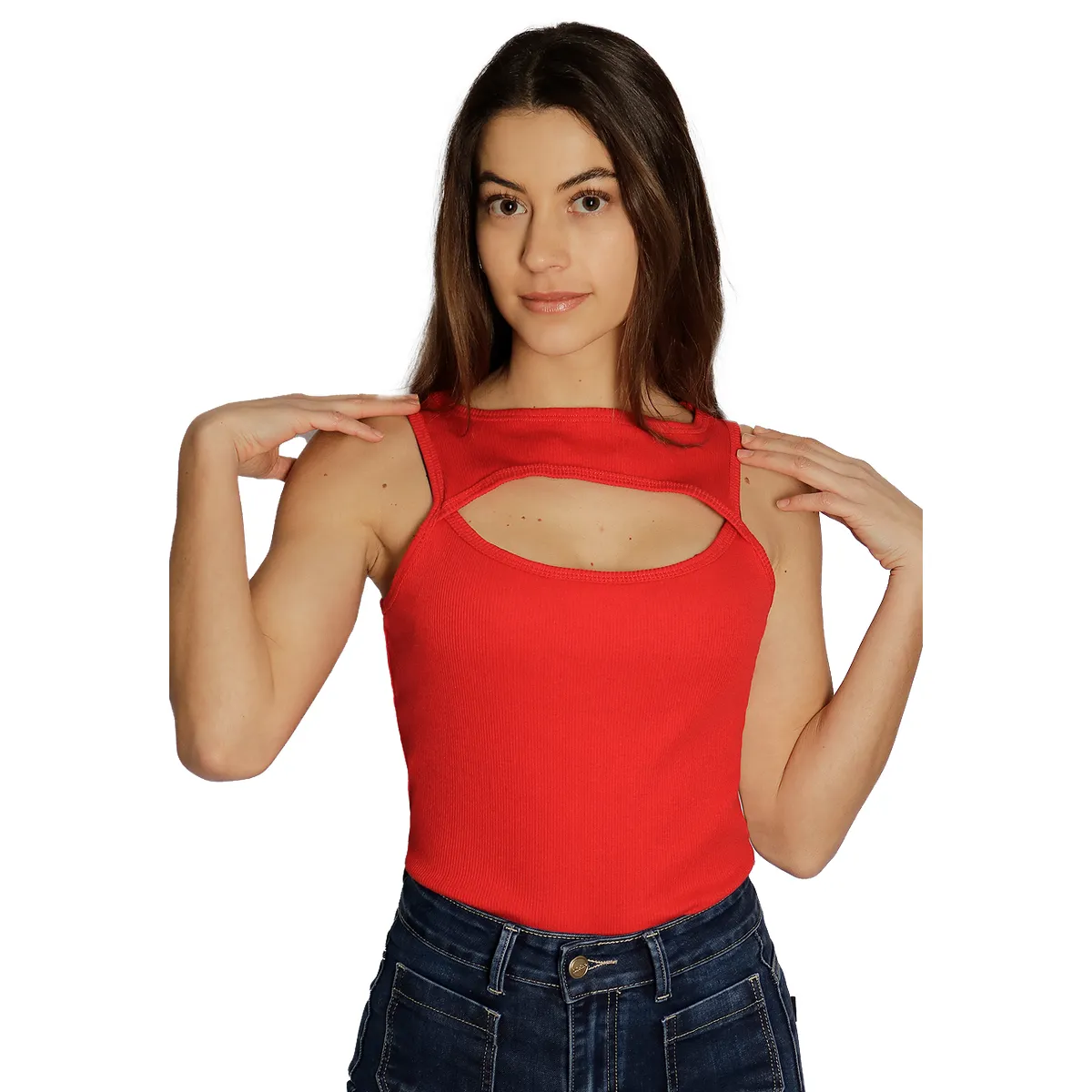 DIVINO JEANS - Polera Moscova III Roja Divino Jeans_.